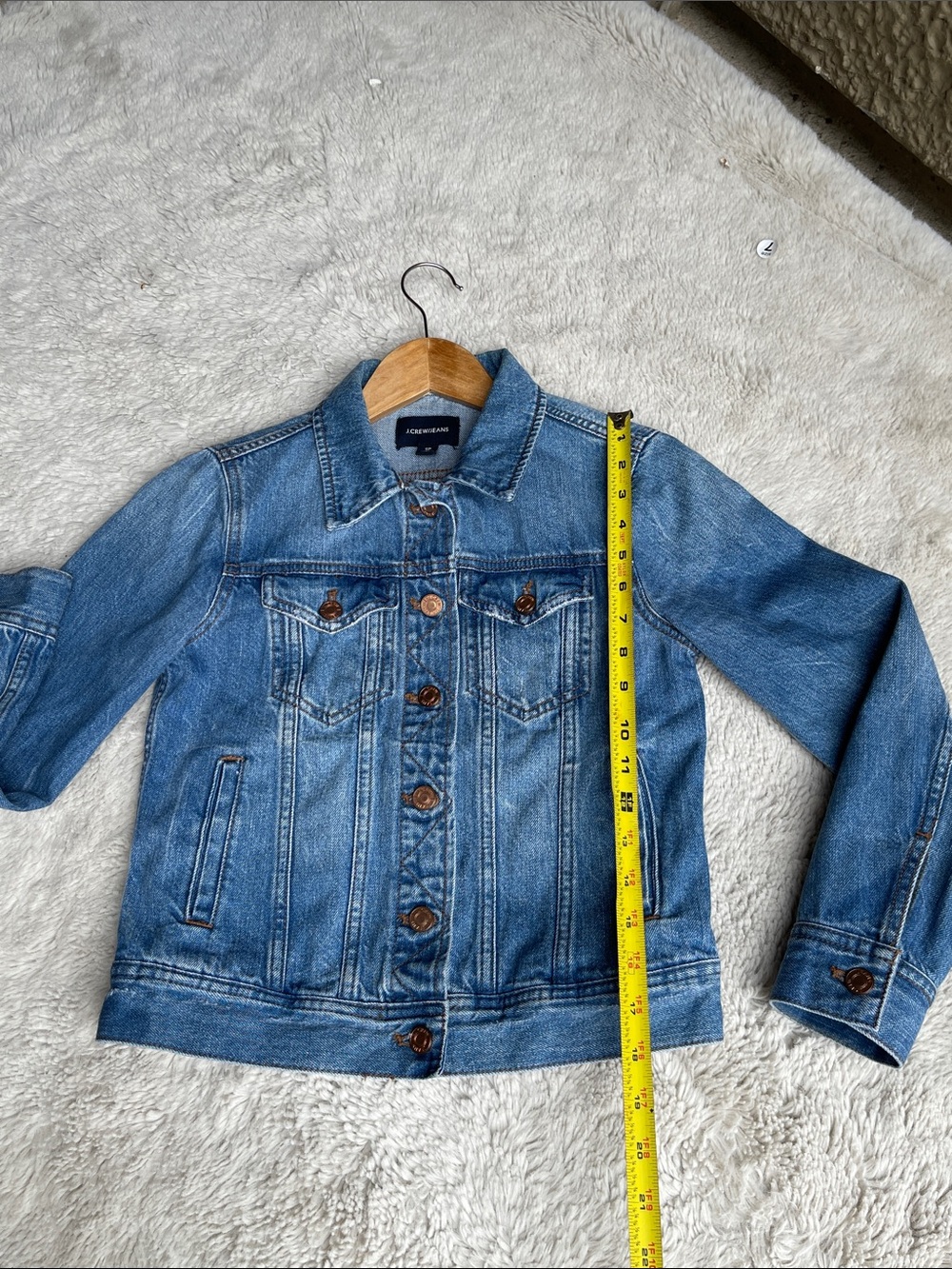 J. Crew Light Blue Denim Jacket Size S - Picture 6 of 8